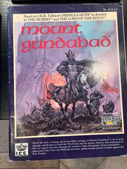 RARE Vintage LORD OF THE RINGS MERP RPG Book Collection – 9 Books + Original Maps!