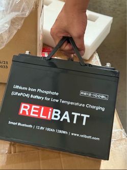 RELiBATT Lithium Battery Review (Self Heating for Low Temp Charging) Model RE12-100BL-12V 100AH