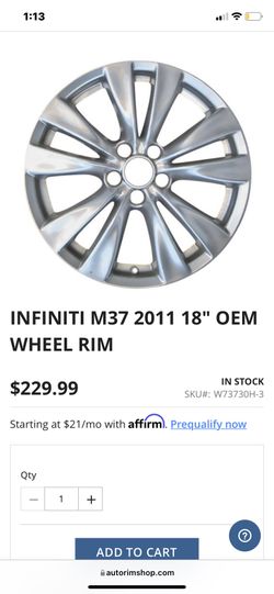 2011 m37 Infiniti Rim