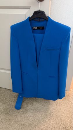 Zara Blue Pants Suit