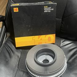Kodak Transvue Carousel 140 Slide Tray Gray For Slide Projector