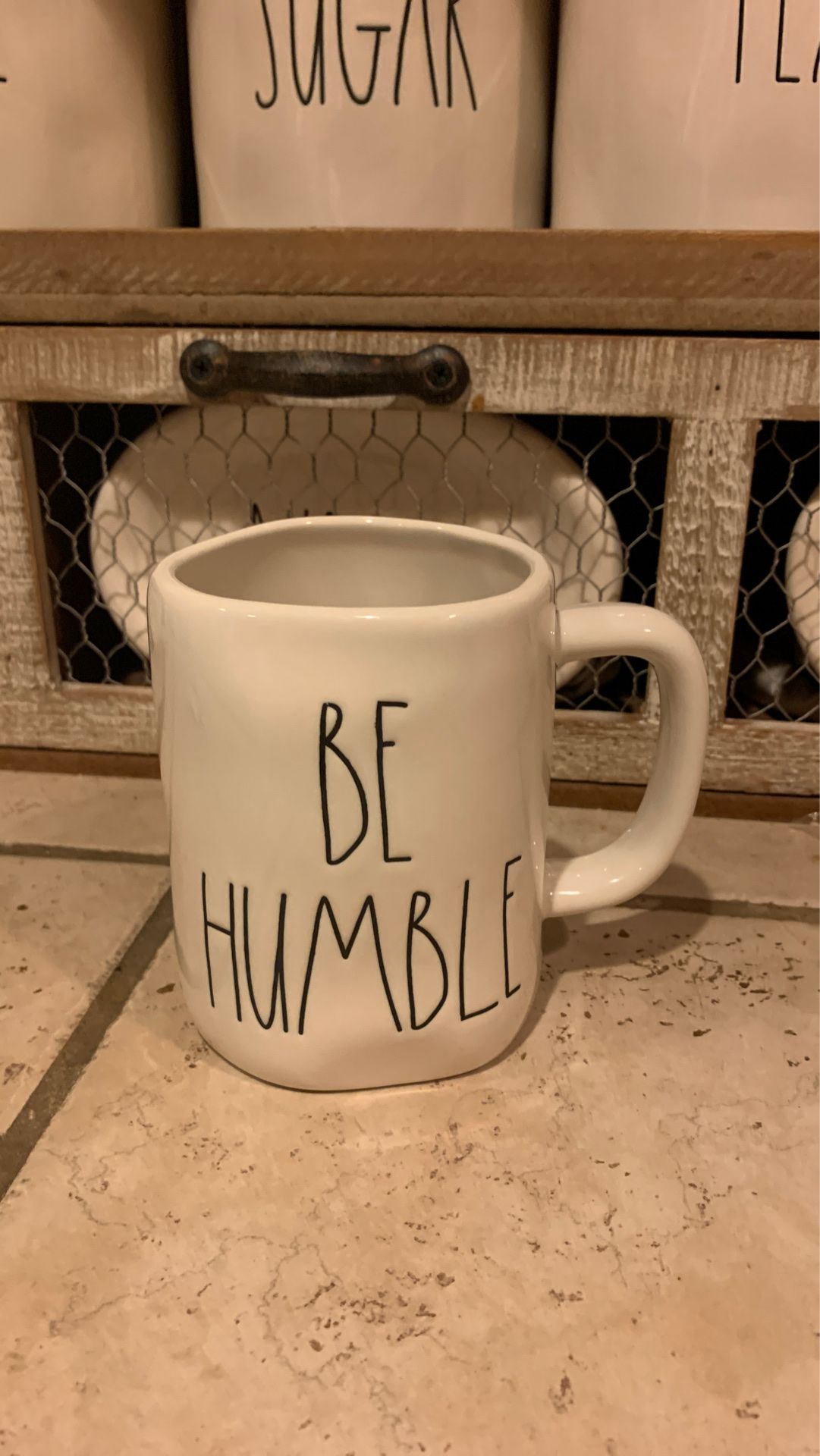 Rae Dunn be humble mug