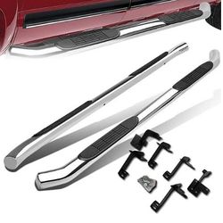 LA Zona Auto Parts 2019 to 2025 Dodge Ram Crew Cab 3 inch Chrome Running boards estribos side step