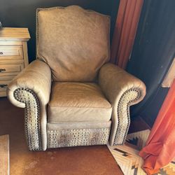 Ostrich Leather Couch – Like New / Luxury Western Style