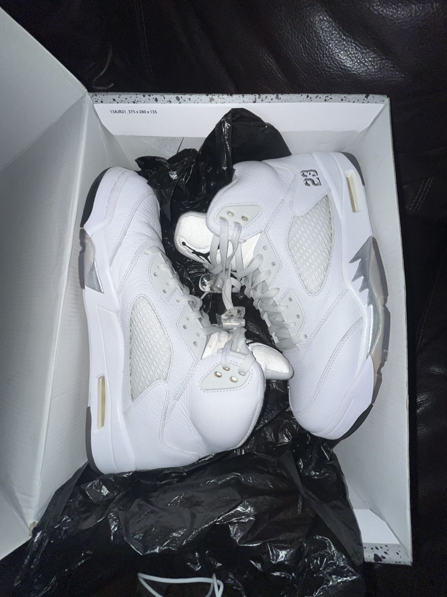 Jordan 5 White Metallic