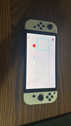 Switch oled 64gb white joycons