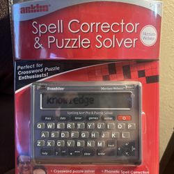 New Franklin Spell Corrector & Puzzle Solver