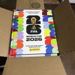 2026 Panini FIFA World Cup Soccer Hard Cover Sticker Album