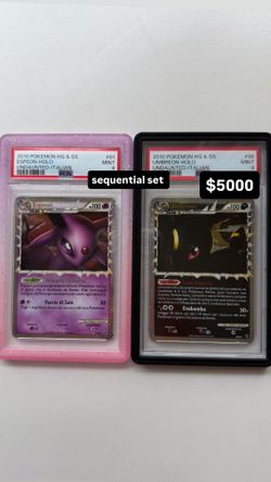 Umbreon & espeaon prime psa 9 itslian set