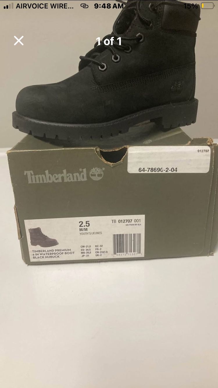 Brand New Kids Sz 2.5 Timberland Boots