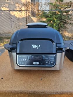 Ninia AG301 Foodi 5-in-1 Indoor Electric Grill with Air Fry, Roast, Bake & Dehyd