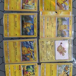 Pokemon lot initial Pikachu yellow dedenne