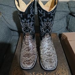 Rattle Snake Western Diamond Back Boots 