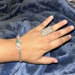 Silver Rning N Bracelet
