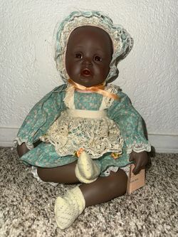 1991 Ashton Drake Yolanda Porcelain African American Doll