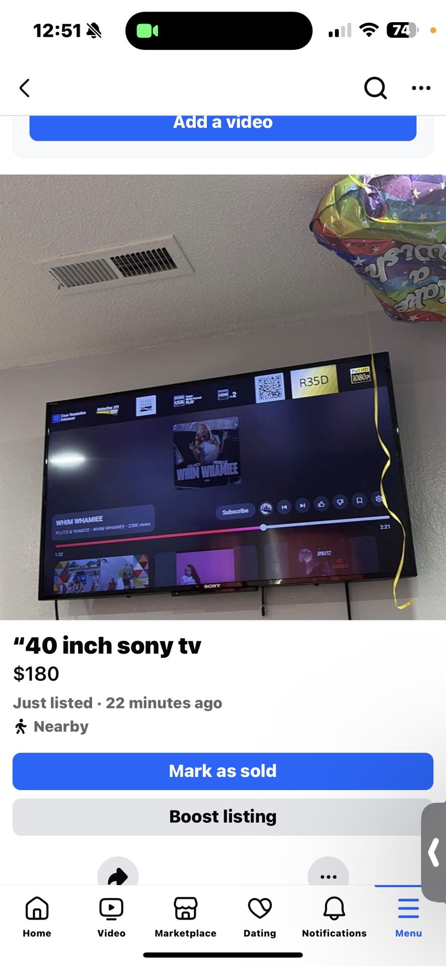 40 Inch Tv