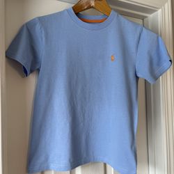 Boys Sz 8 (small) Polo T-shirt Carolina Blue