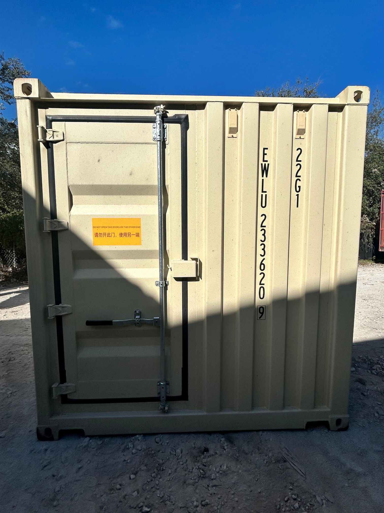 20FT Shipping Container – Like New – Personal Access Door on Both Ends