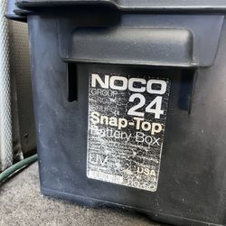 NOCO Snap-Top HM318BKS Battery Box, Group 24-31 12V Outdoor Waterproof Battery Box for Marine, Automotive, RV, Boat, Camper and Travel Trailer Batteri