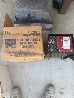 Sears High Frequency attachment 300 amp