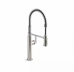 KOHLER - Kitchen Faucet And Soap Dispenser Combo - Stainless Steel