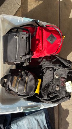 4 backpacks