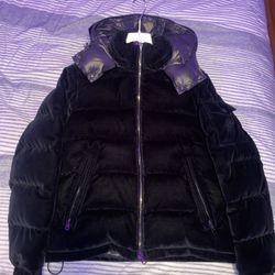 Moncler Coat | Quilted Maya | Navy blue 