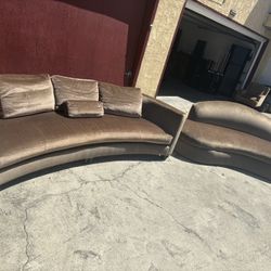 SUEDE COUCHES