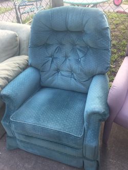Walker and recliner chair very clean good condition