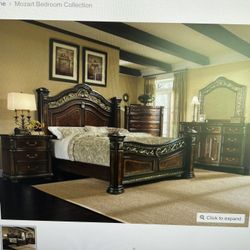 King Bedroom Set And Sectional