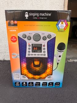 Singing Machine Bluetooth Karaoke System w/ Microphone