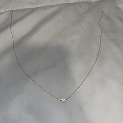 Necklace With initial A In Cursive 