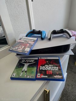 PlayStation 5 Console (1TB) Bundle - with 2 Controllers & 3 Games (Madden 25 SEALED!)