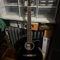 Fender FA-135CE Concert Acoustic-Electric Guitar Black