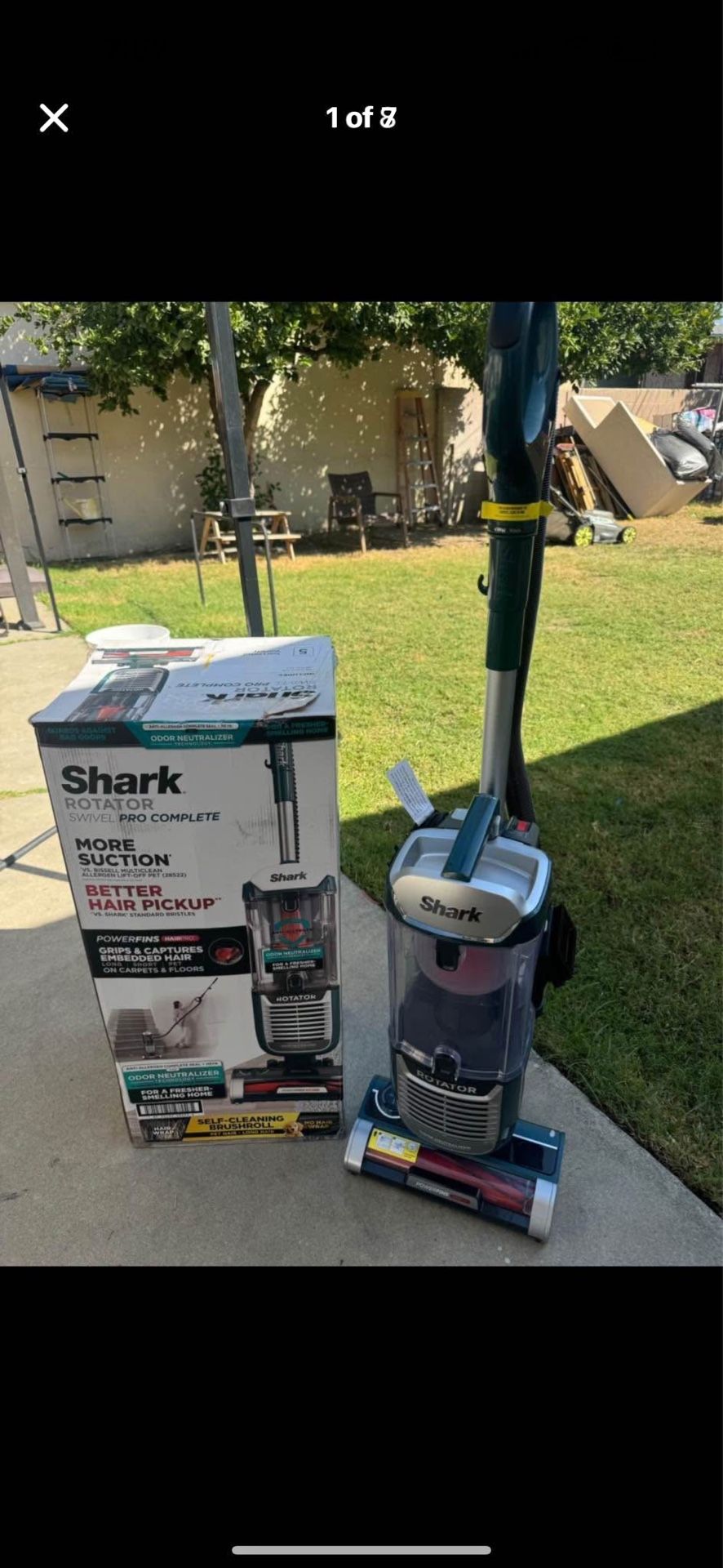 Shark Rotator Swivel Pro Bagless Corded HEPA Filter Upright Vacuum for Multisurface, Carpet & Hardwood/ Wood Laminate in Green