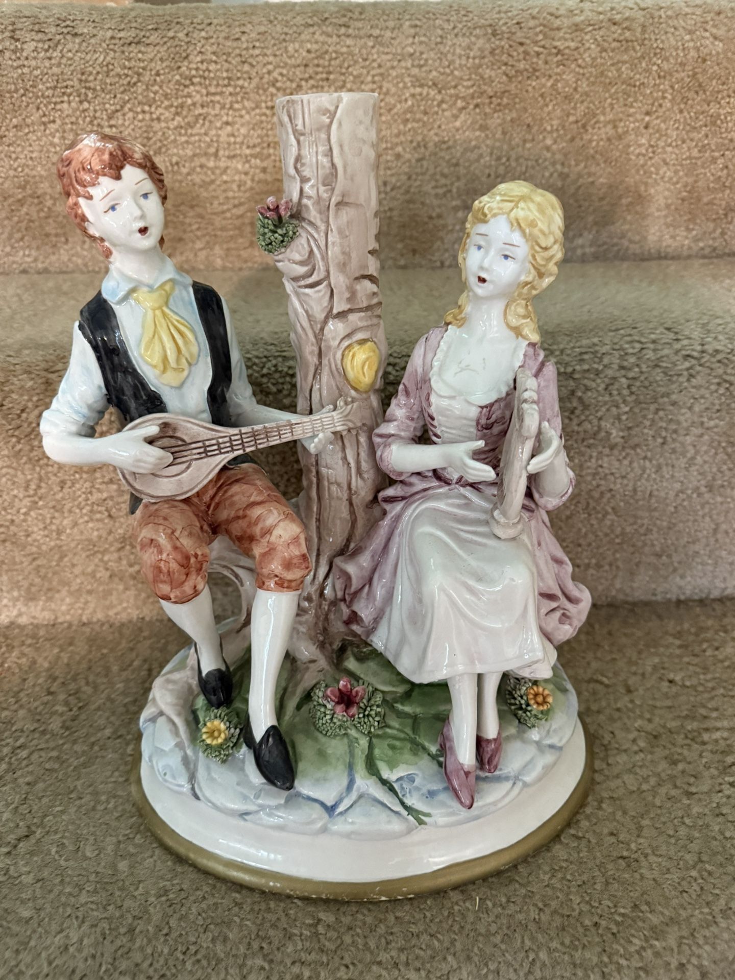 MAKE OFFER!!!!! Capodimonte  porcelain lamp base