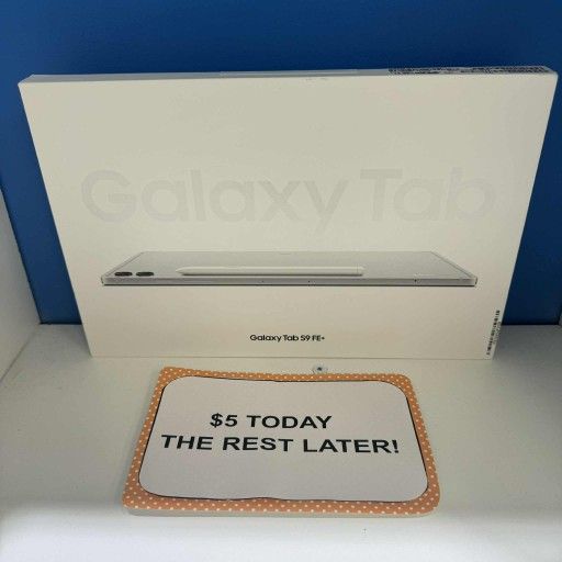 New Samsung Galaxy Tab S9 FE Plus Tablet - Pay $5 DOWN AVAILABLE - NO CREDIT NEEDED