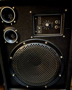 2 Ross Systems Model R-12PM 12 Inch Passive Monitor Pa Speakers