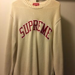SUPREME SUPER VINTAGE RARE MENS SWEATER CREWNECK SIZE M 