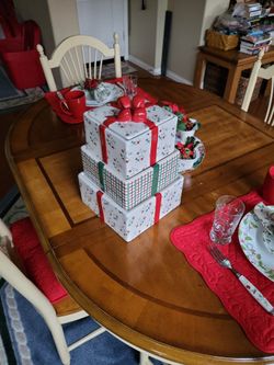 Large Ceramic Jar Christmas