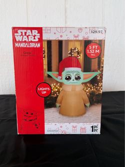 NEW 5 FT Star Wars Grogu Baby Yoda Christmas Inflatable