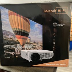 Metcalf HiFi Smart Projector Model GT 200 8k Entertainment Package