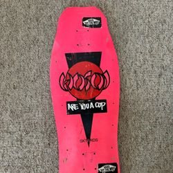 Christian Hosoi Pink Skataboard Deck by Hosoi Skateboards Lightly Used 1 Week