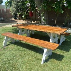 Custom Build Picnic Tables.