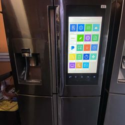 SAMSUNG FRENCH DOOR REFRIGERATOR WITH A TABLET, STAINLESS STEEL ON SALE ✅$750✅ FREE DELIVERY AND INSTALLATION