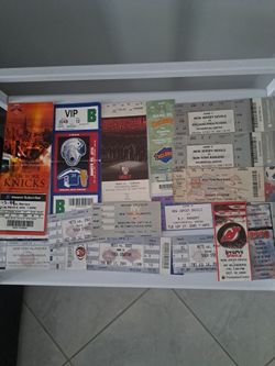 NY/NJ sports teams ticket stubs
