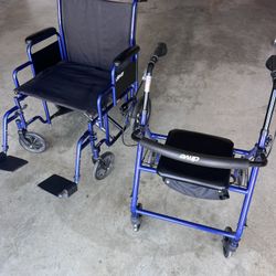 Drive walker and shower chair