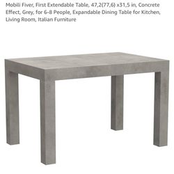 Dining Table Concrete Color