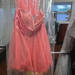 Coral Prom Dress