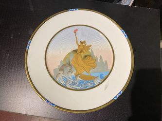 SEVENARTS LIMITED Statue of Liberty Plate
